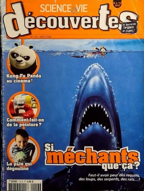 Couverture numéro 116 du Magazine Science et Vie Découvertes. Titre : si méchants que ça ?